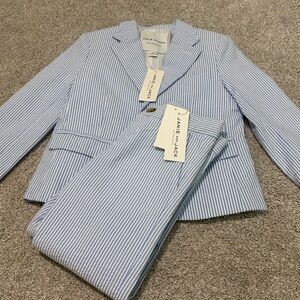 NWT Janie and Jack Seersucker Suit